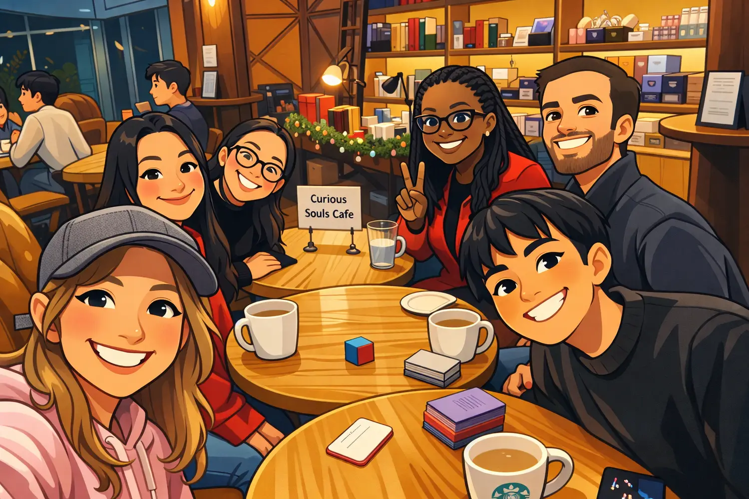 Curious Souls Cafe gathering in Seoul