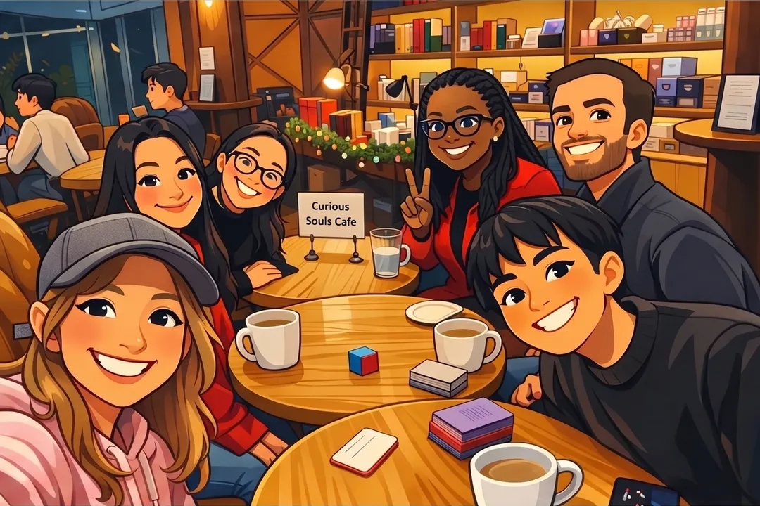Curious Souls Cafe gathering in Seoul
